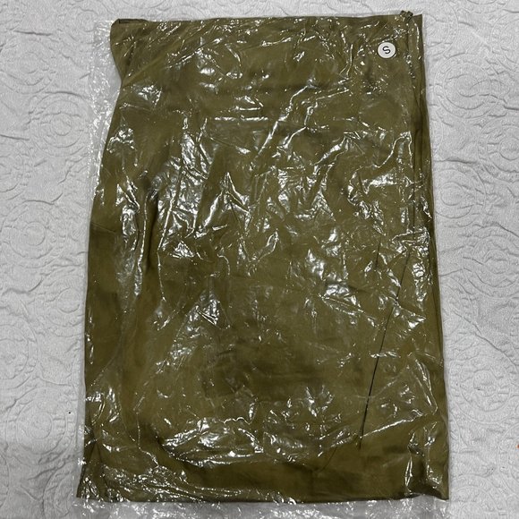 Reformation Adkins Silk Dress -+ Olive Oil - Picture 7 of 8